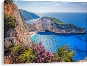 Tablou - Plaja Navagio, Grecia (70x50 cm)