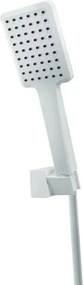 Set para cu suport si furtun de dus alb mat FDesign Inula cu 1 functie