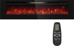 Klarstein Galeras 178, șemineu electric de perete, 1800 W, LED