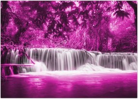 Tablou - Cascadă, violet (70x50 cm)