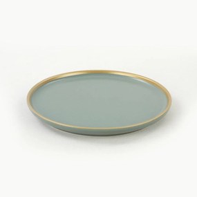 Set farfurii pentru desert Dessert Plate Set, Verde, 22 x 22 cm
