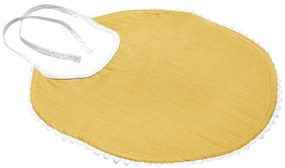 Bavețică din muselină Kindsgut London, galben