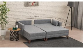 Canapea Tip Coltar Cu Posibilitate de Dormit Bella Corner Sofa Left 2