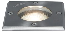 Spot îngropat din oțel 10,5 cm IP65 - Basic Square