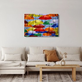 Tablou - Umbrele colorate (90x60 cm)