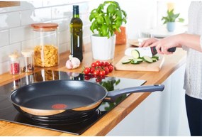 Tigaie cu suprafață antiaderentă din oțel inoxidabil ø 24 cm Daily Cook G7300455 – Tefal