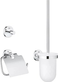 Set accesorii Grohe Essentials 3 in 1 crom lucios