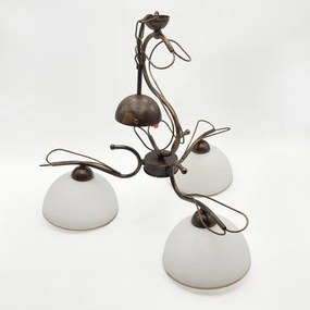 Candelabru pe tijă COBRA, 3x E27, 60W, 230V, bronz patinat