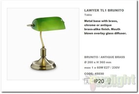 Veioza, lampa de masa LAWYER TL1 BRUNITO 045030