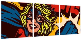 Tablou - Comix (cu ceas) (90x30 cm)