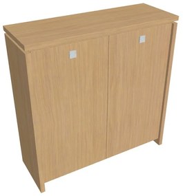 Dulap mediu Verno 128 x 46 x 130 cm, stejar deschis