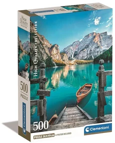 Orașe Braies Lake Puzzle Italia 500 de piese Clementoni