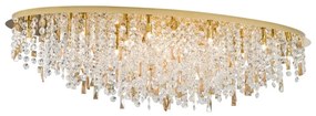 Lustra cristal K9 design elegant de lux CRYSTALRIVER aurie