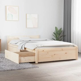 vidaXL Cadru de pat cu sertare, 100x200 cm