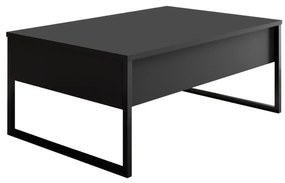Set de mobilier pentru living Luxe, Antracit- Negru