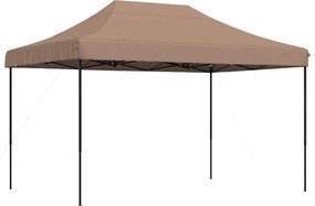 vidaXL Cort de petrecere pliabil Pop-Up, 410x279x315 cm, maro