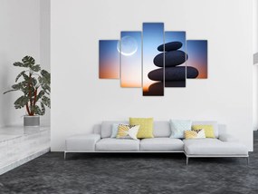 Tablou cu pietre suprapuse (150x105 cm)