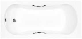 Besco Aria Plus cada dreptunghiulară 150x70 cm alb #WAA-150-PU