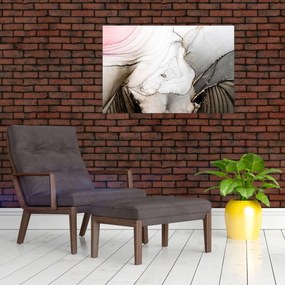 Tablou - Cerneală de marmură (90x60 cm)