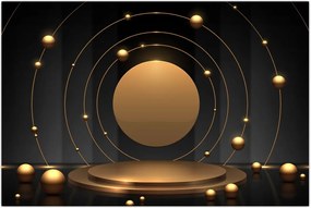 Tablou - Cercuri aurii (90x60 cm)