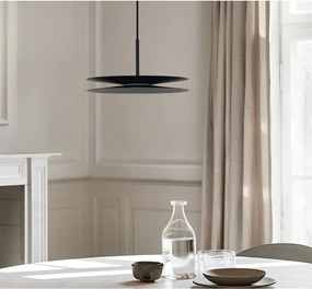 Lustra. Pendul LED negru DISC 35