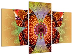 Tablou - Fluture etno (90x60 cm)