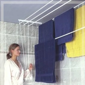 Uscător de rufe de tavan Ideal 5 bare,  100 cm, 100 cm