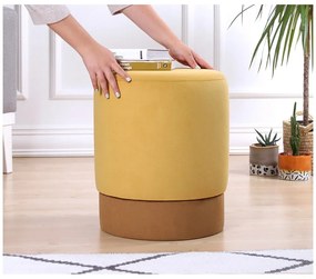 Taburet galben Ropp – Artie