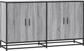 vidaXL Dulap, gri sonoma, 134x35x76 cm, lemn prelucrat