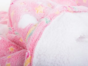 Zaparkorun Hanorac pentru copii care strălucește în întuneric - pink