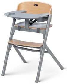 Scaun de masă pentru copii 3 în 1 KINDERKRAFT SELECT LIVY Premium stejar + șezlong CALMEE