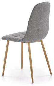 Scaun MOLDE 316 gri cu picioare din otel