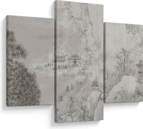 Tablou - Peisaj chinezesc (90x60 cm)