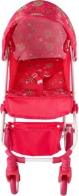 Cărucior sport pentru păpuși, roșu