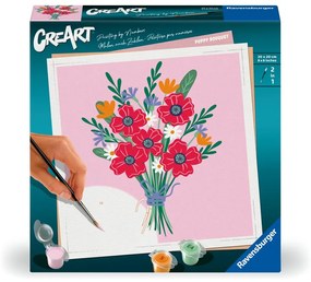 CREART PICTURA PE NUMERE PENTRU ADULTI BUCHET DE MACI - RAVENSBURGER (RVSPBN25519)