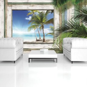 Fototapet - Plajă, mare, nisip (152,5x104 cm)