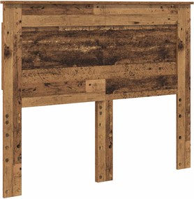 vidaXL Tăblie cap cu headboard Lemn Vechi 120 cm Lemn compozit