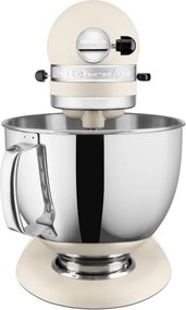 Mixer planetar KitchenAid Artisan Elegance 5KSM175PSEFL, 300 W, 4.8 l, Actionare directa, 10 viteze, Bej