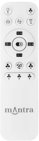 Lustra LED RGB CCT cu ventilator si telecomanda GAMER big alb MA-7861