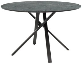 Masa Bucatarie/Dining Rondos MDF Neagra Diametru 120 Cm