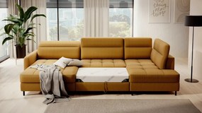 Canapea modulara, extensibila, cu spatiu pentru depozitare, 306x100x165 cm, Berrto L01, Eltap (Culoare: Gri / Raquel 03)