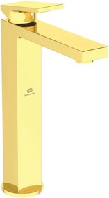 Baterie lavoar inalta Ideal Standard Atelier Extra auriu periat cu ventil Pop-Up