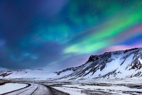 Fototapet aurora polară norvegiană