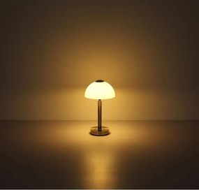 Globo 21953N - Lampă de masă LED reglabilă cu control tactil ULDIN LED/7W/230V 3000K crom mat