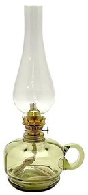 Lampă cu gaz lampant KLÁRA 34 cm verde-pădure