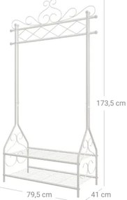 Cuier de podea LINEA, alb