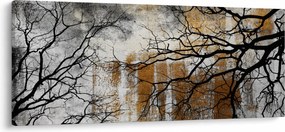 Tablou - Siluetă copac (120x50 cm)