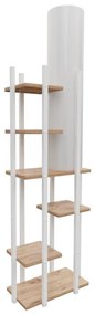 Lampadar cu rafturi VOGUE 1xE27/40W/230V 160 cm alb