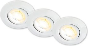 Briloner 7586036 - SET 3x plafoniere LED pentru baie KLIRA LED/4,9W/230V IP23 albe