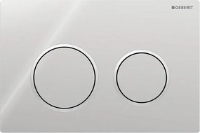 Buton de activare Geberit Omega20 115.085.KH.1, 21,2 x 14,2 cm, crom lucios / crom mat